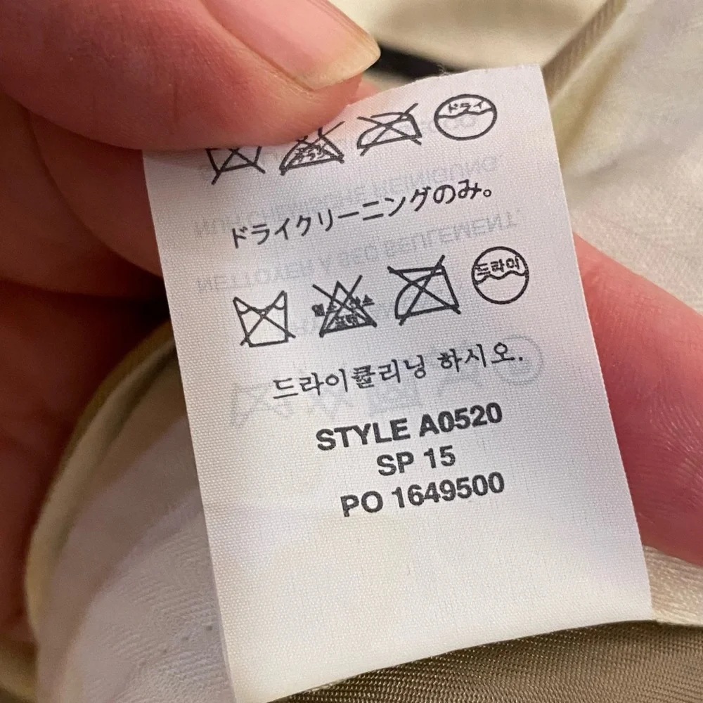 J Crew Ludlow  Classic 100% Cotton Tan Pants 33 x  30